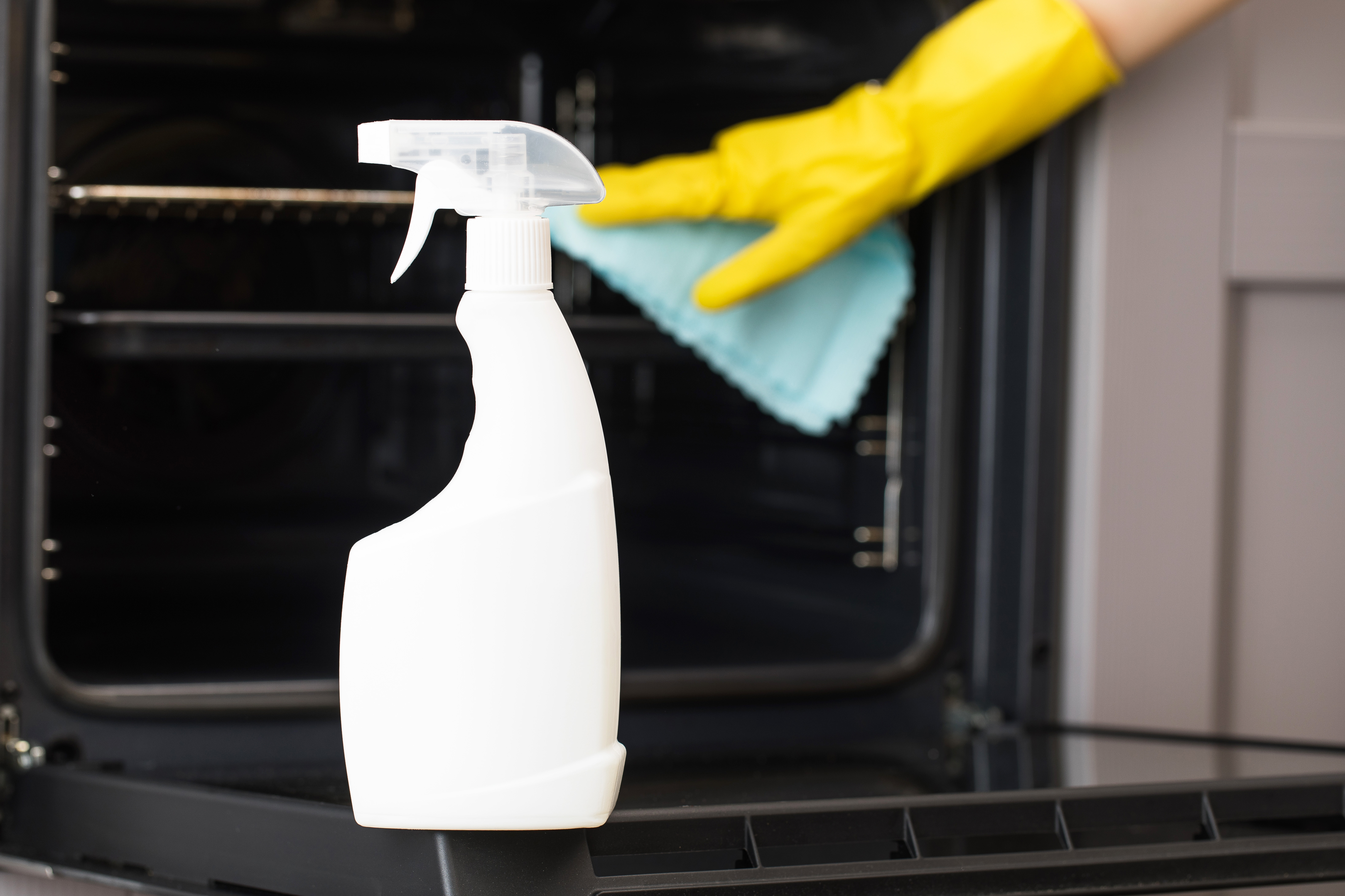 Clean kitchen after deep cleaning